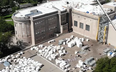 Overnight re-roof work for Central High School