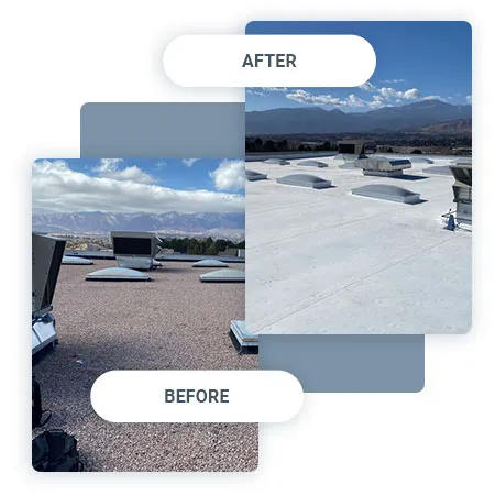 Before and After Roofing Maintenance